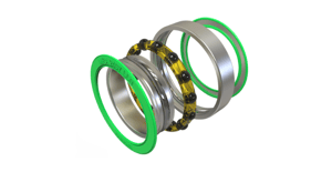 Exploded diagram of Enduro Bearings' XD15 bottom bracket bearing.