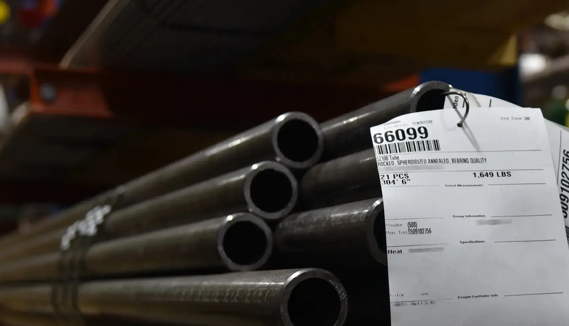 52100 from Sullivan Steel