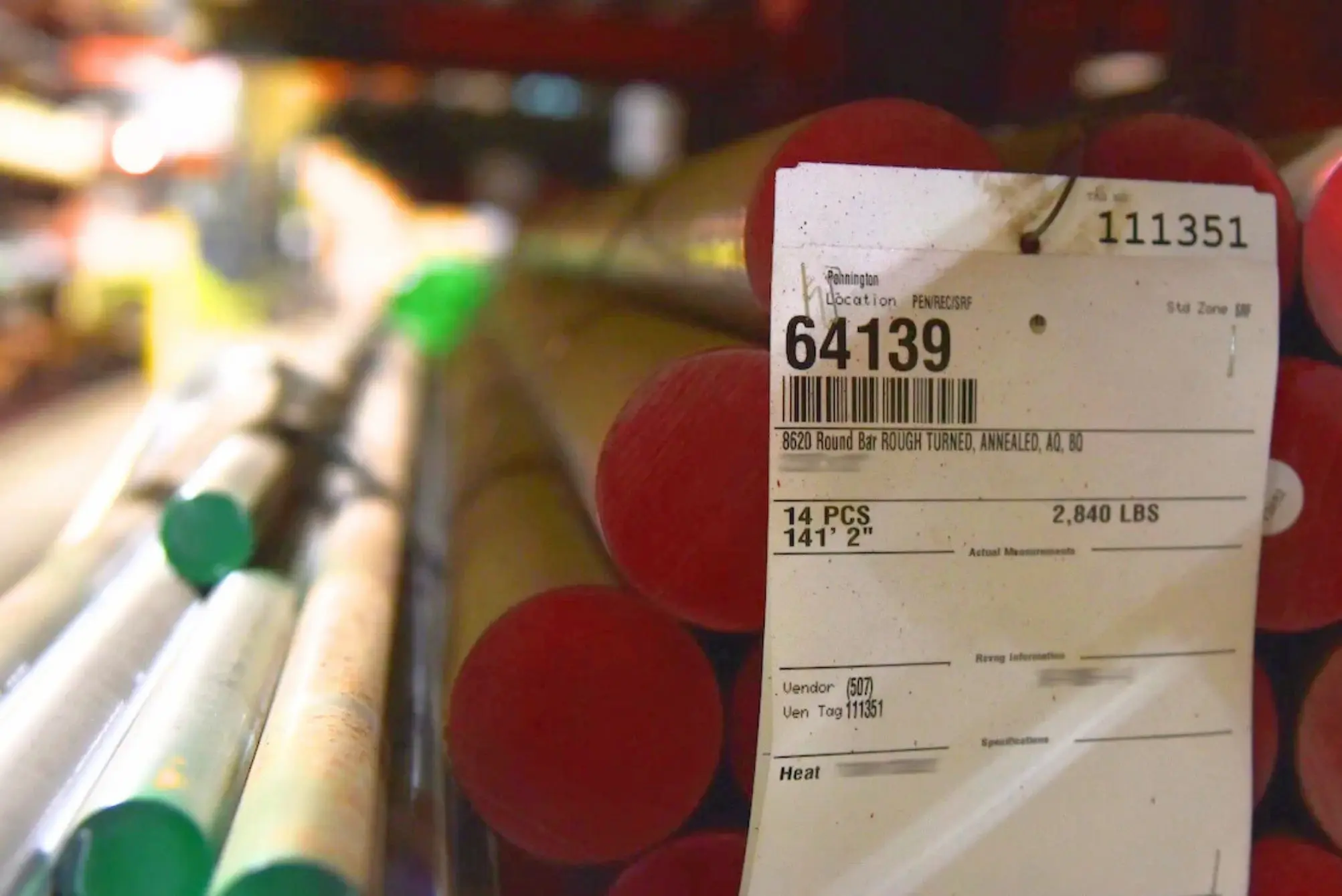 8620 from Sullivan Steel